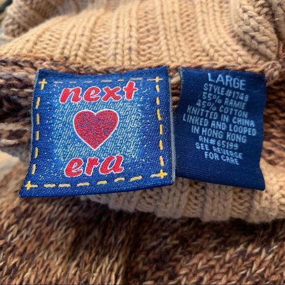 Next Era Brown/Tan Long sleeved turtleneck sweater - Picture 9 of 9